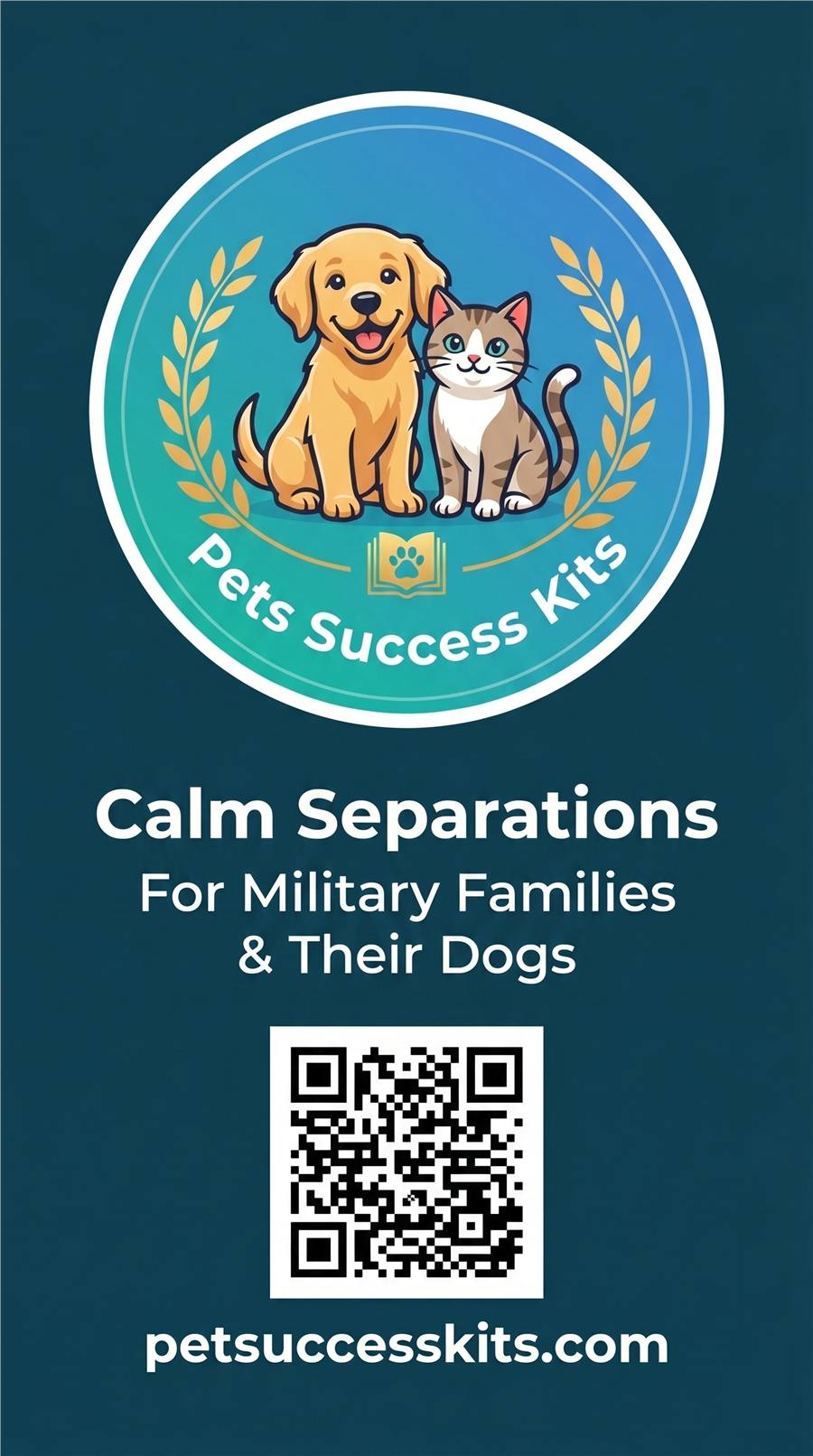 Calm Separations QR card for video bonus